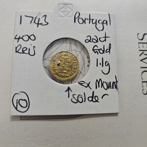 1743 Portugal Gold Coin